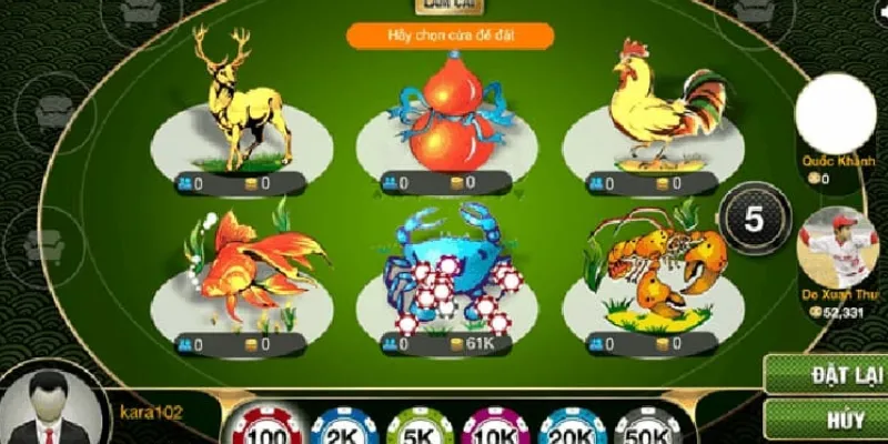 Thông tin về trò chơi bầu cua online