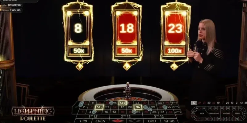 Tỷ lệ thắng và mức trả thưởng trong Lightning Roulette