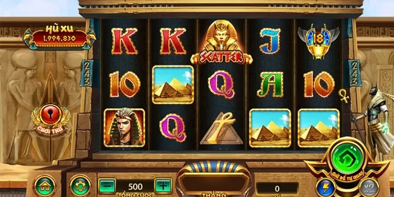 Chi tiết mức thưởng từ các biểu tượng Bí Mật Cleopatra