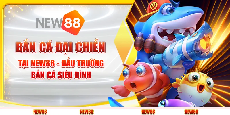 Bắn Cá Đại Chiến tại New88 - Đấu trường bắn cá siêu đỉnh