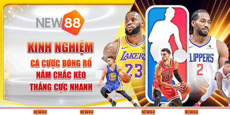 Kinh nghiệm cá cược bóng rổ - Nắm chắc kèo, thắng cực nhanh