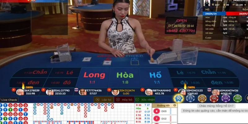 Phân tích tỷ lệ thắng thua của các lựa chọn cược Rồng Hổ