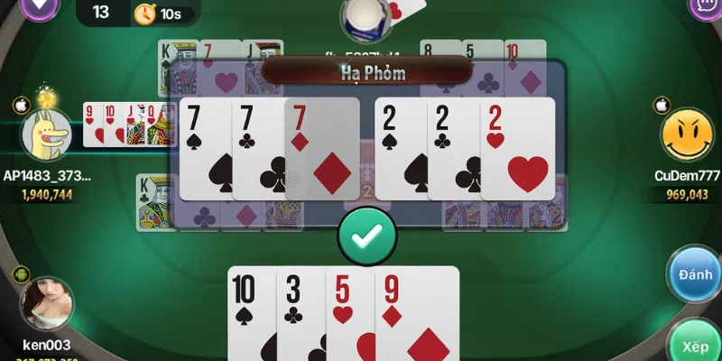 Tại sao cần đọc bài đối thủ khi chơi phỏm?