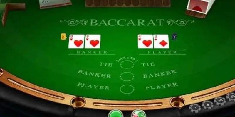 Các phương pháp cược trong baccarat và tỷ lệ trả thưởng