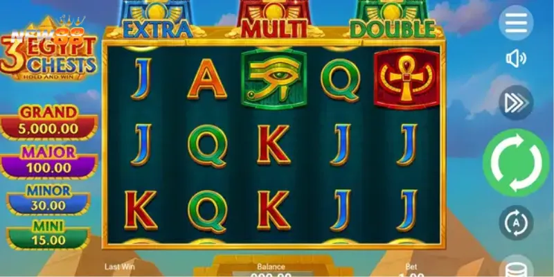 Mức thưởng của từng biểu tượng trong game Kho Báu Pharaoh