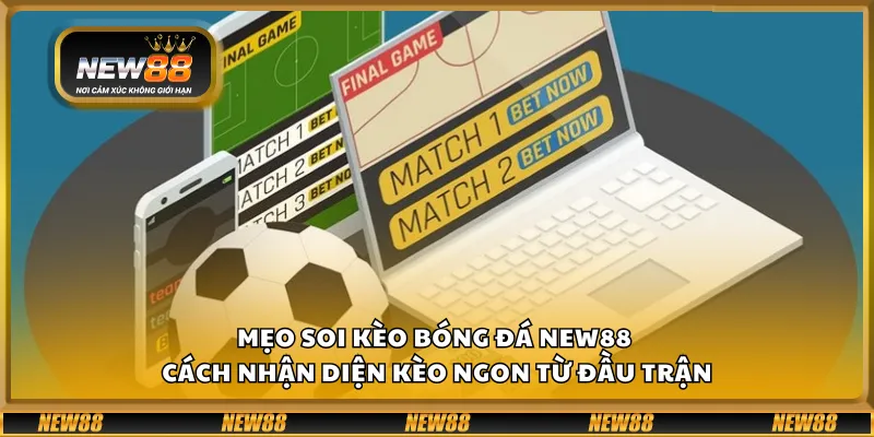 Mẹo soi kèo bóng đá New88 – Cách nhận diện kèo ngon từ đầu trận